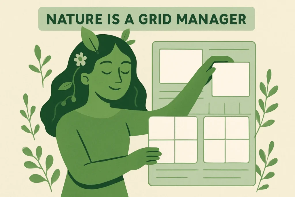 Nature is a grid manager