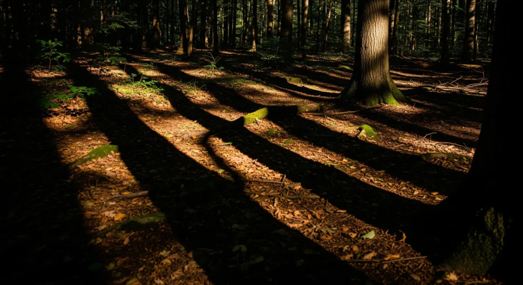 Nature is a shadow painter.