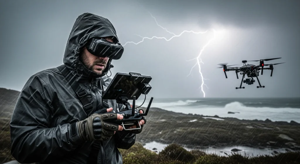 Weather is a drone pilot