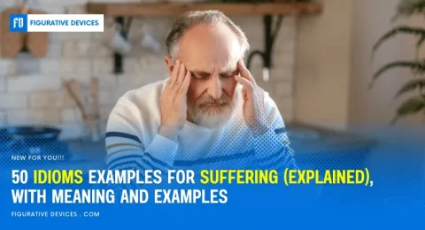 idioms for suffering, hardship phrases