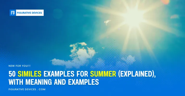 Summer landscapes with warm light