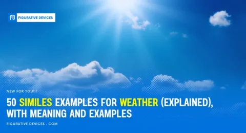Weather Conditions, Similes, Sky
