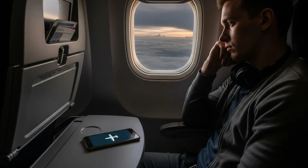 Sad in airplane mode