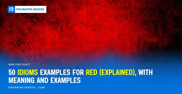 phrases about red