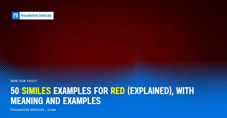 similes for red